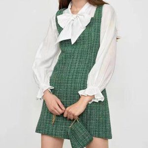 J.ING Aleksandra Spring Green Mini Dress
